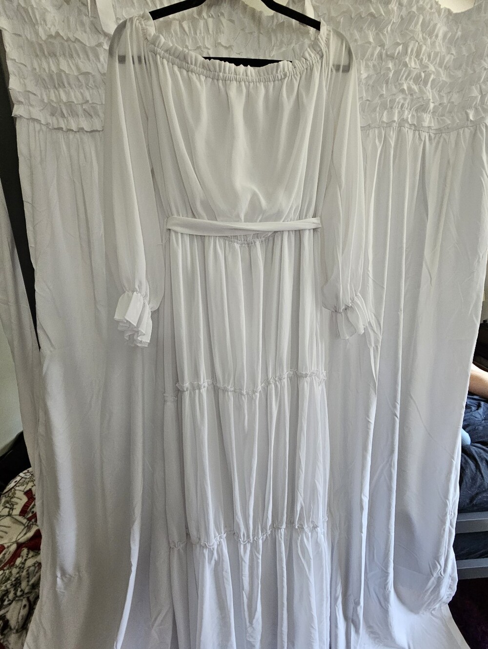 Baltic Born White Floor Length Dress